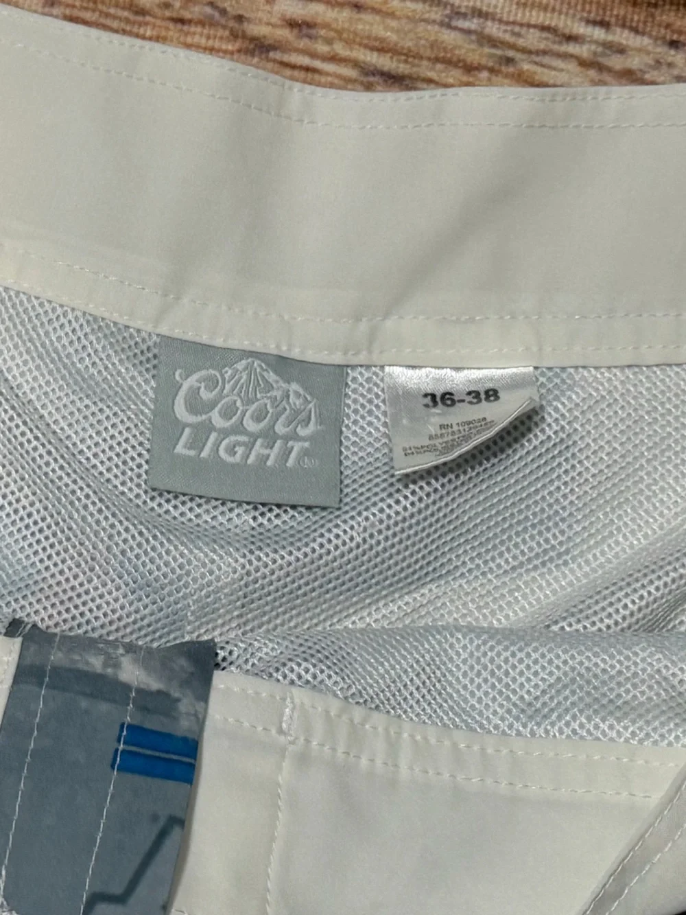 Coors Light Beer Swim Trunks Bathing Suit Board Shorts Men's Swimwear